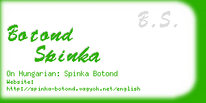 botond spinka business card